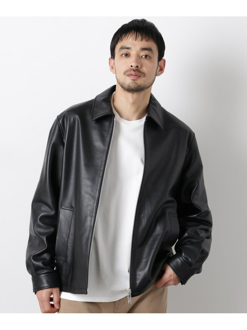 楽天市場】ナノユニバース ライダース レザー（サイズ（S/M/L）S）の通販