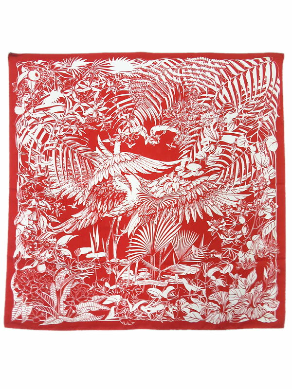 HERMES】エルメス『カレ90 フラミンゴパーティ FLAMINGO PARTY