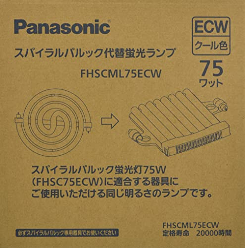 楽天市場】fhsc75ecw パナソニック 75形スパイラルパルック蛍光灯の通販
