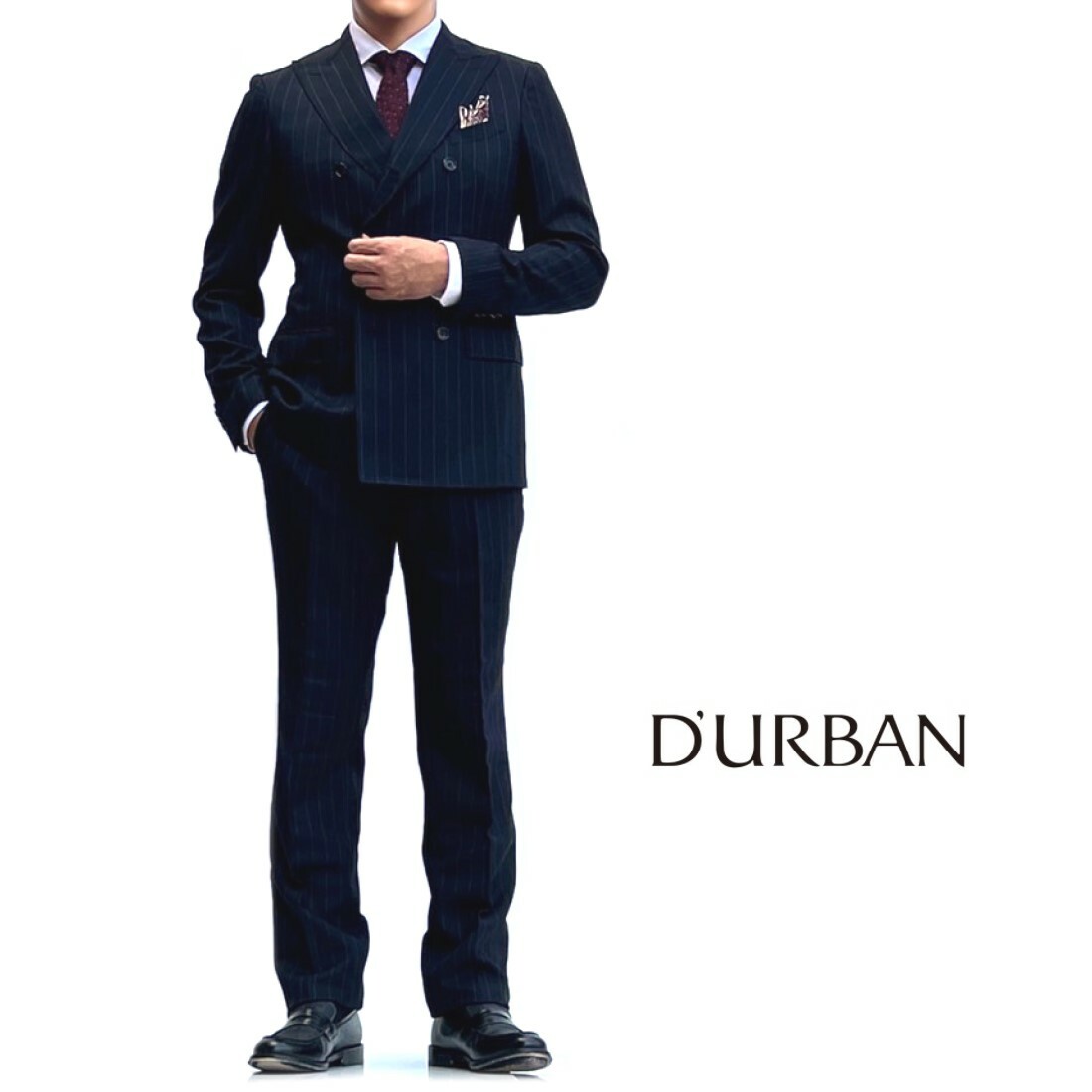 本日限定値下デッド未使用】DURBAN日本製ネイビー ジャケット 3釦AB 5
