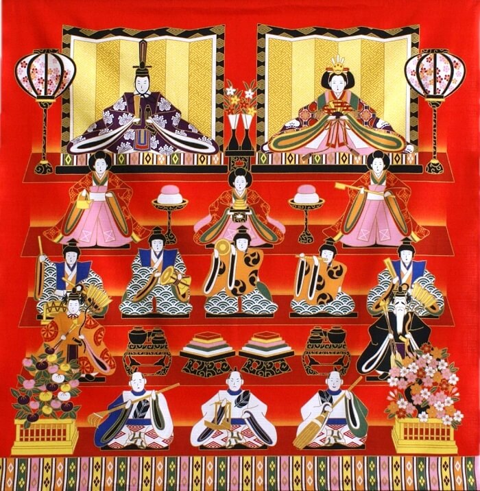 楽天市場】タペストリー 雛人形の通販