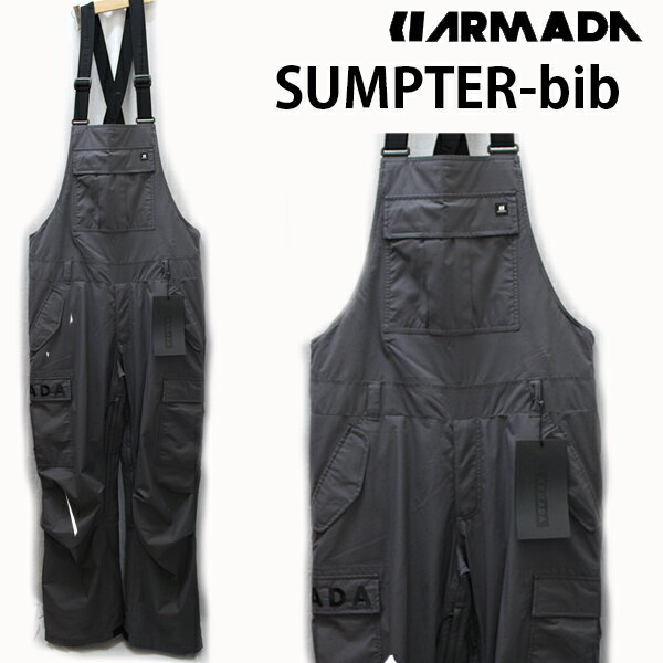 ARMADA アルマダ スキー・スノーボードウェア ビブパンツ Mサイズ 黒