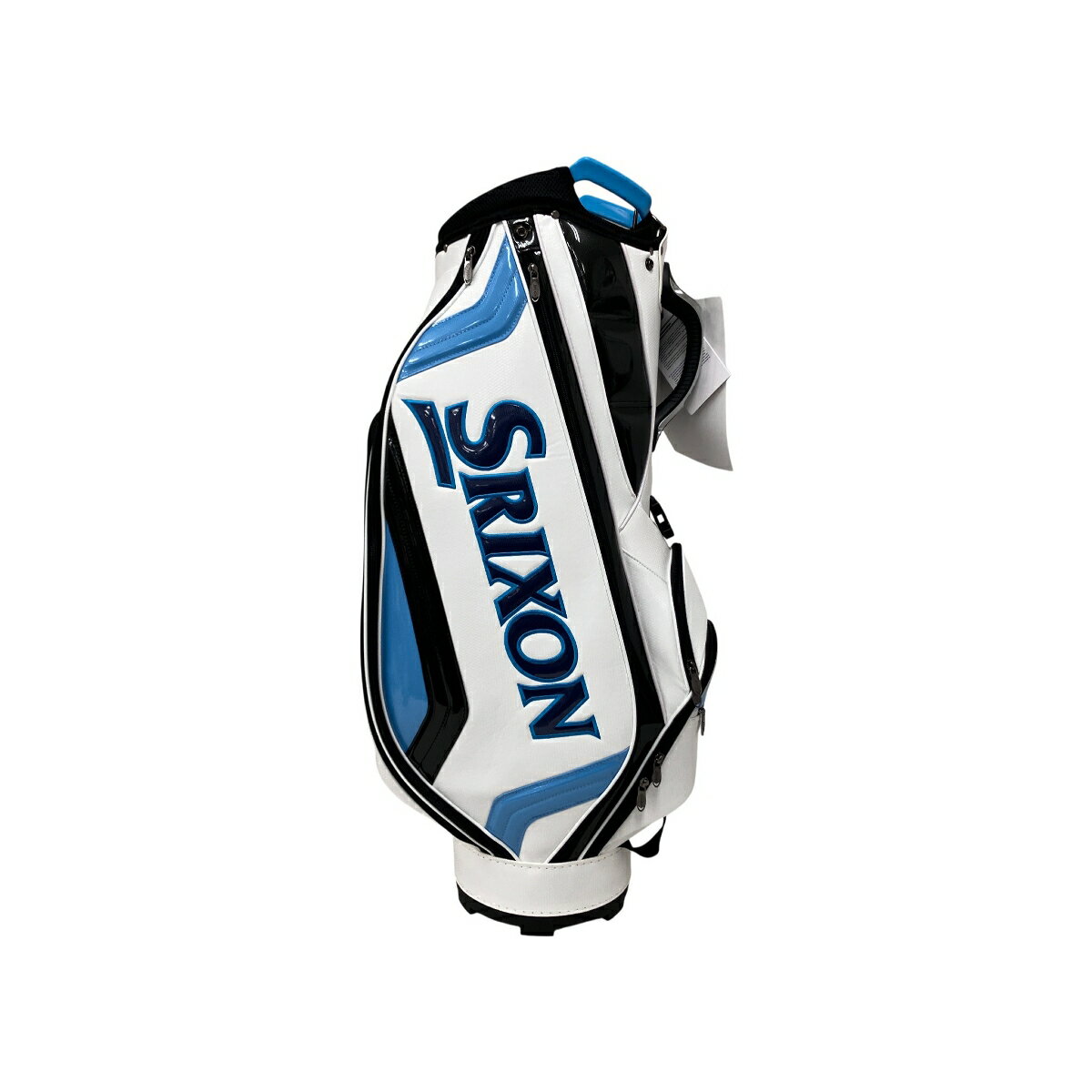 中古】Srixon ブラック キャディバッグ フード付き 6分割式 9型 中古