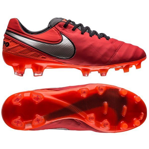 Nike Tiempo Legend 6 FG Rot/Silber