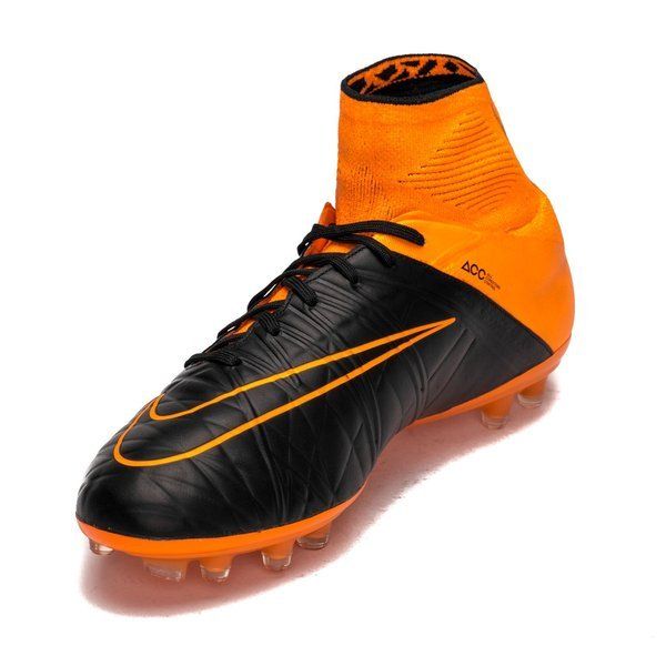 Nike Hypervenom Phantom II Leather FG Black/Total Orange