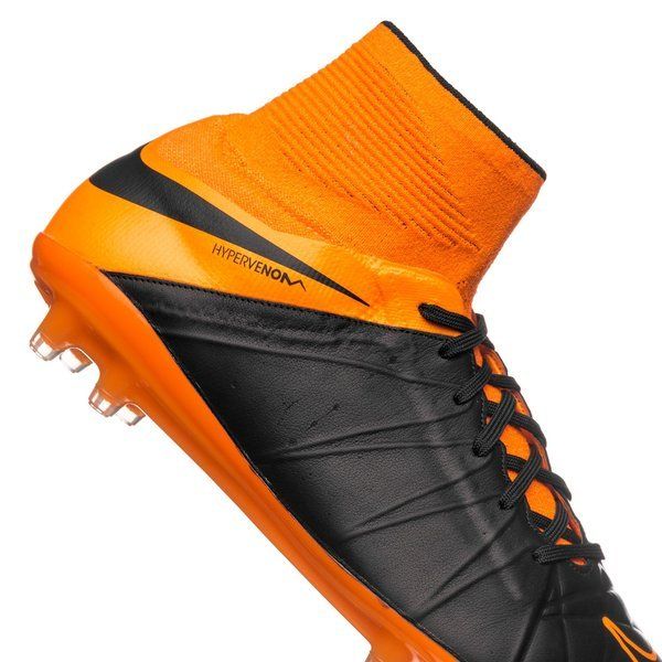 Nike Hypervenom Phantom II Leather FG Black/Total Orange