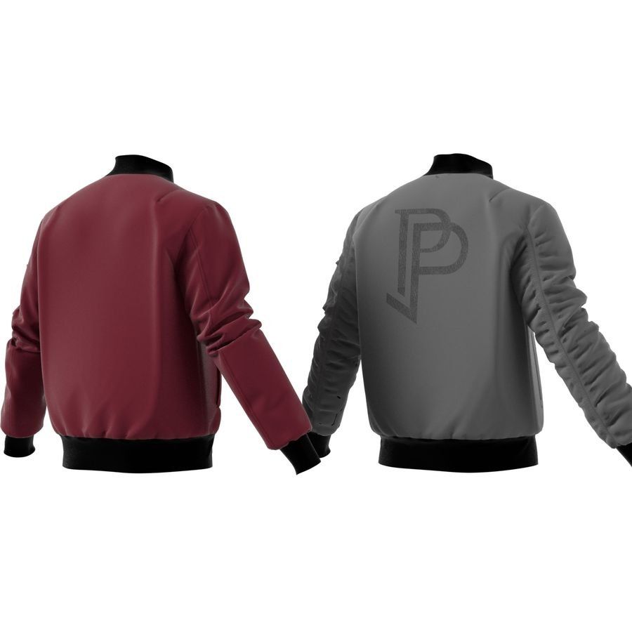 adidas Jacket Reversible Paul Pogba - Maroon/Grey