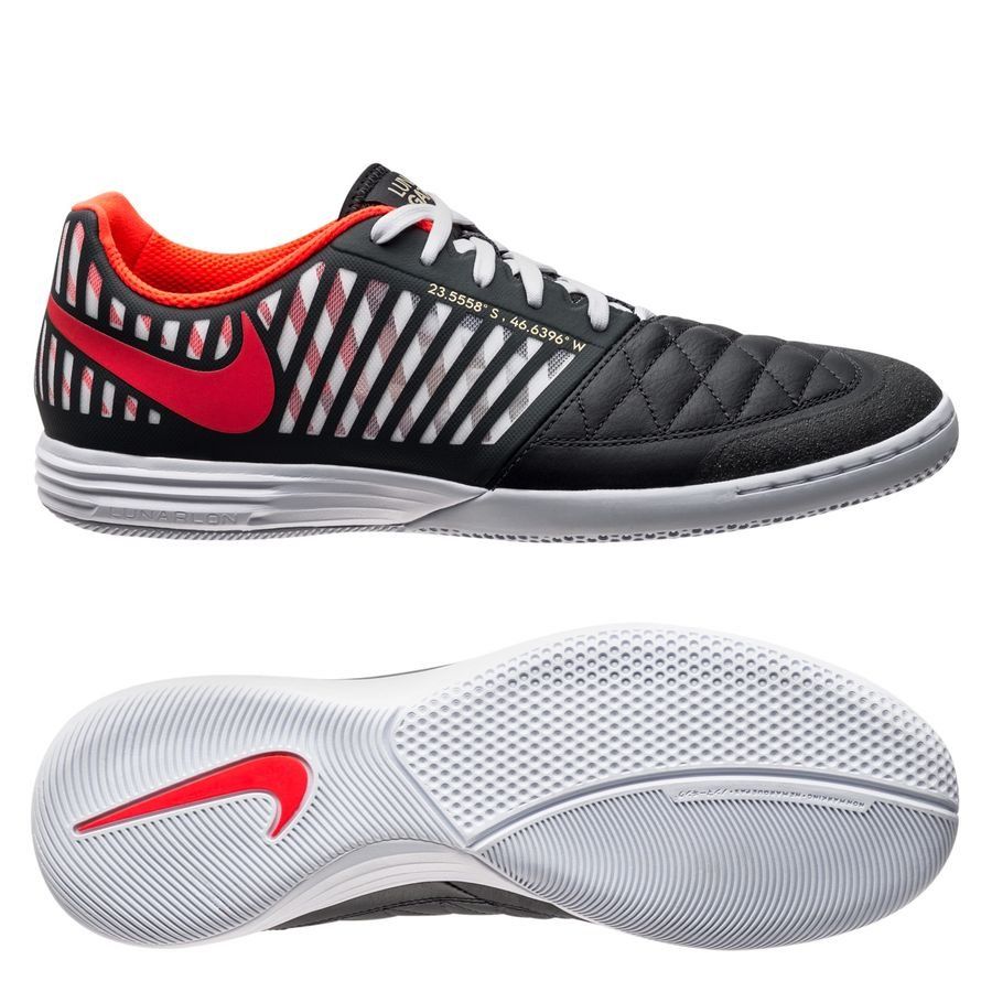 Nike Lunargato II IC Small Sided - Anthracite/Red/Team Gold
