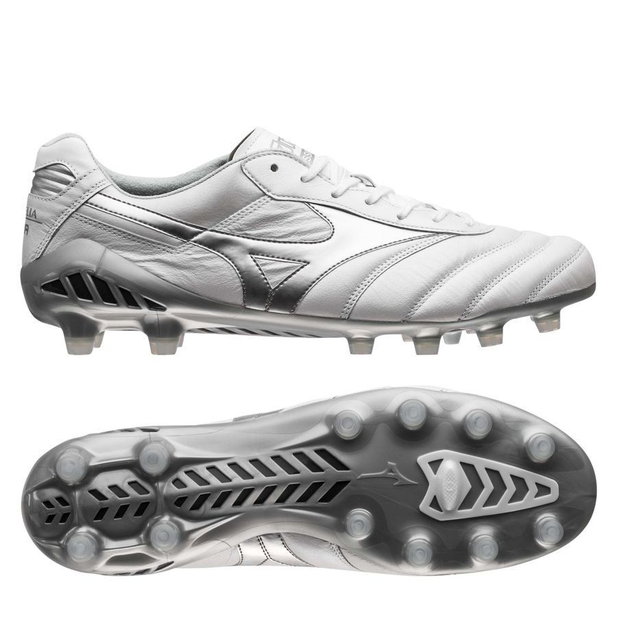 Mizuno Pre-Future Morelia DNA Made in Japan FG - White/Silver