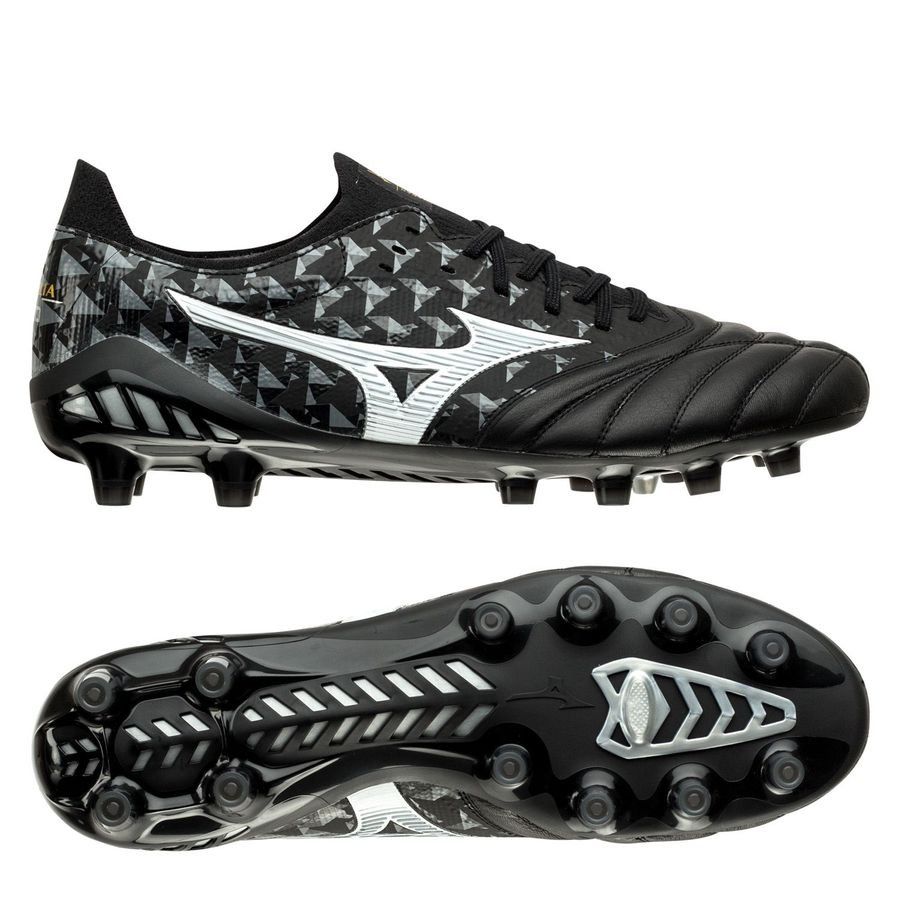 Mizuno Morelia Neo III Made in Japan FG Origami - Black/Galaxy Silver
