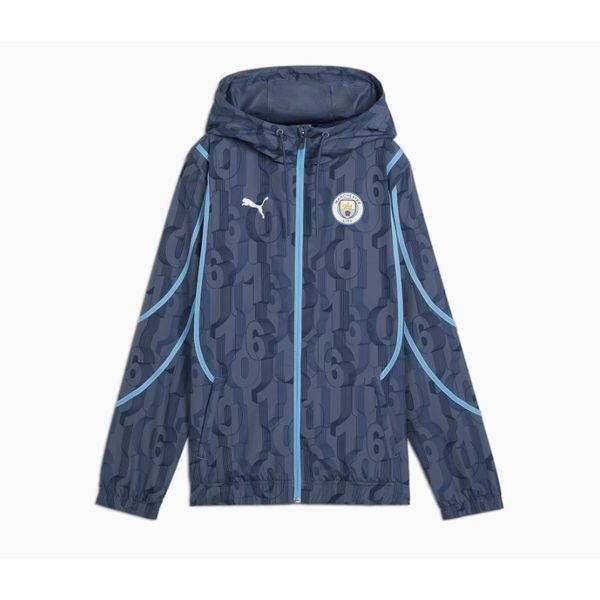 Manchester City Jacket Pre Match Woven Anthem - Inky Blue/Team