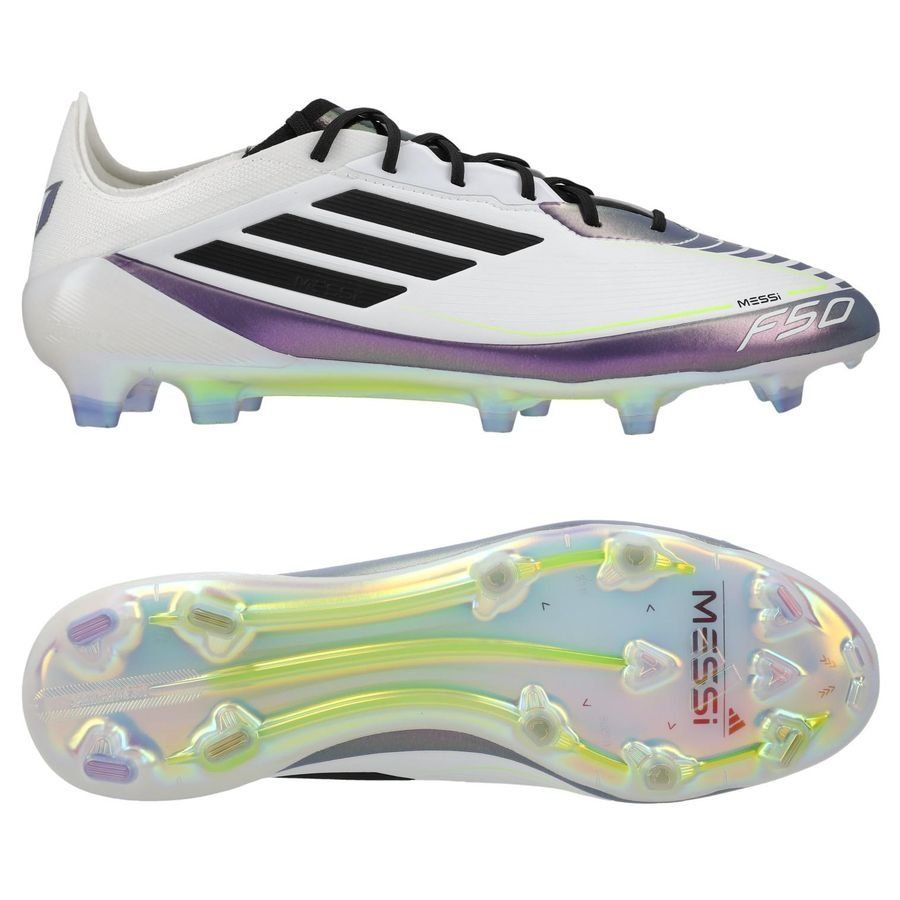 adidas F50 Messi Elite FG Triunfo Estelar - Blanc/Noir/Violet