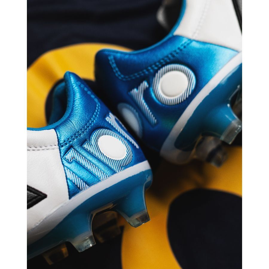 adidas 11Pro FG - Footwear White/Core Black/Solar Blue LIMITED EDITION
