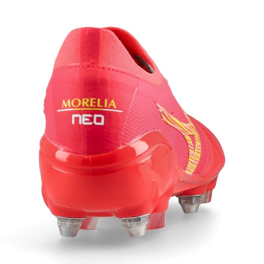 Mizuno Morelia Neo IV Beta Made in Japan SG Release -/Bolt/Fiery Coral
