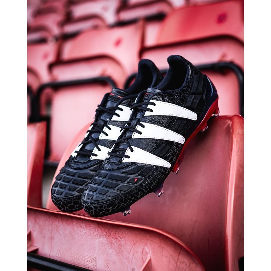 adidas Predator 94 FG - Core Black/Footwear White/Vivid Red