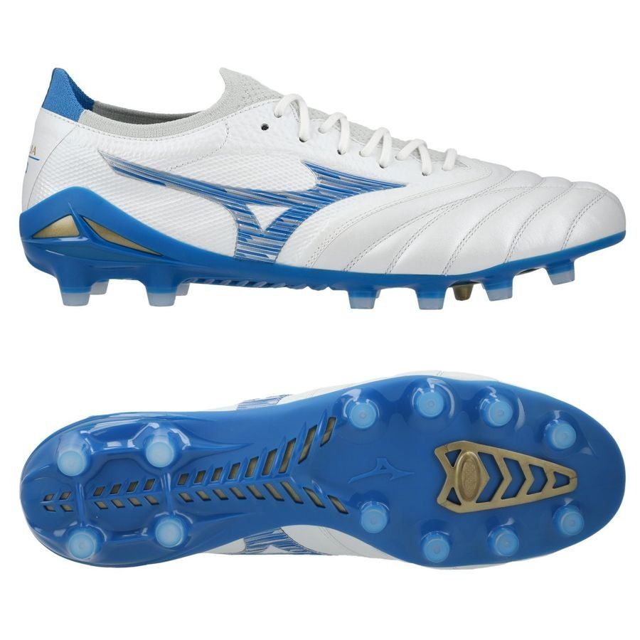 Mizuno Morelia Neo IV Beta Made in Japan FG Mugen - Weiß/Blau