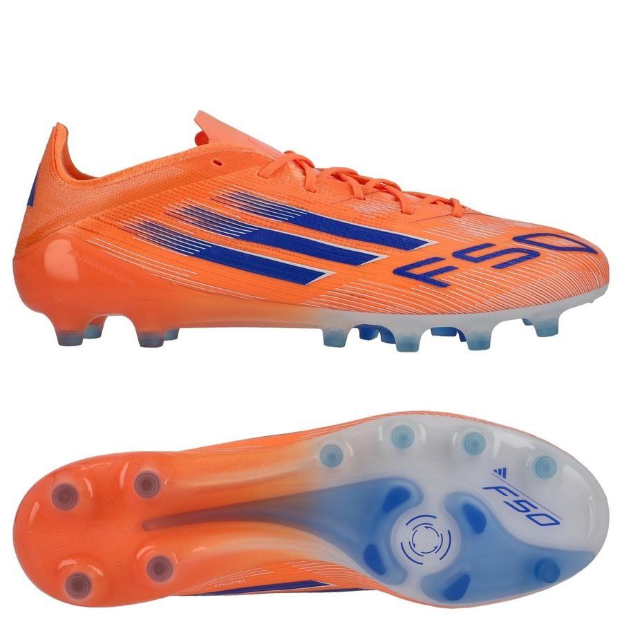 adidas F50 Elite AG Coral Blaze - Beam Orange/Lucid Blue/Footwear