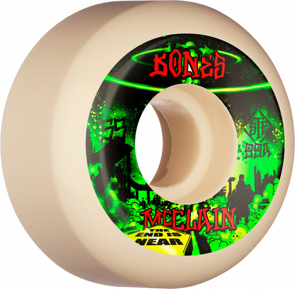 Bones X Formula Skateboard Wheels - 54mm 97a - V6 Wide-CUT - Set