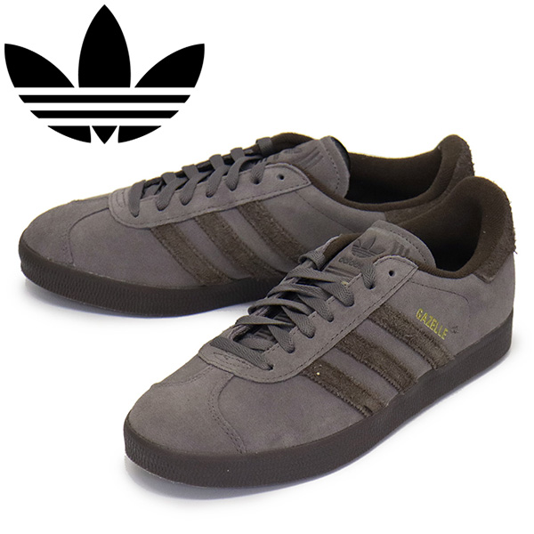 adidas (アディダス) IG2097 GAZELLE ガゼル スニーカー チャコールx