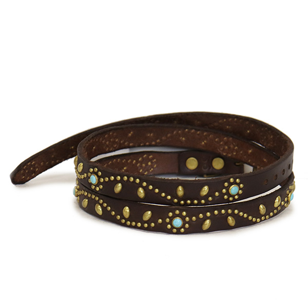 HTC(Hollywood Trading Company) Belt #SN-32 Turquoise 0.75インチ