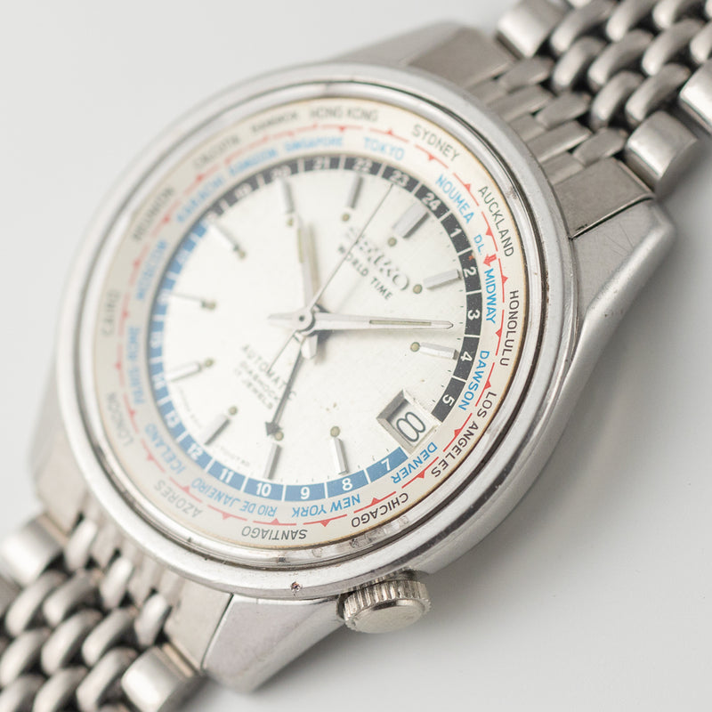 超希少・極美品セイコー SEIKO セイコー JAL機内限定 ワールドタイム