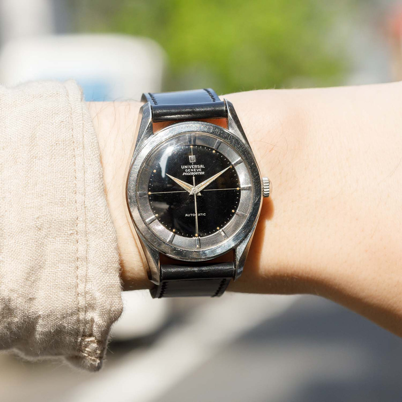 UNIVERSAL GENEVE POLEROUTER – TIMEANAGRAM