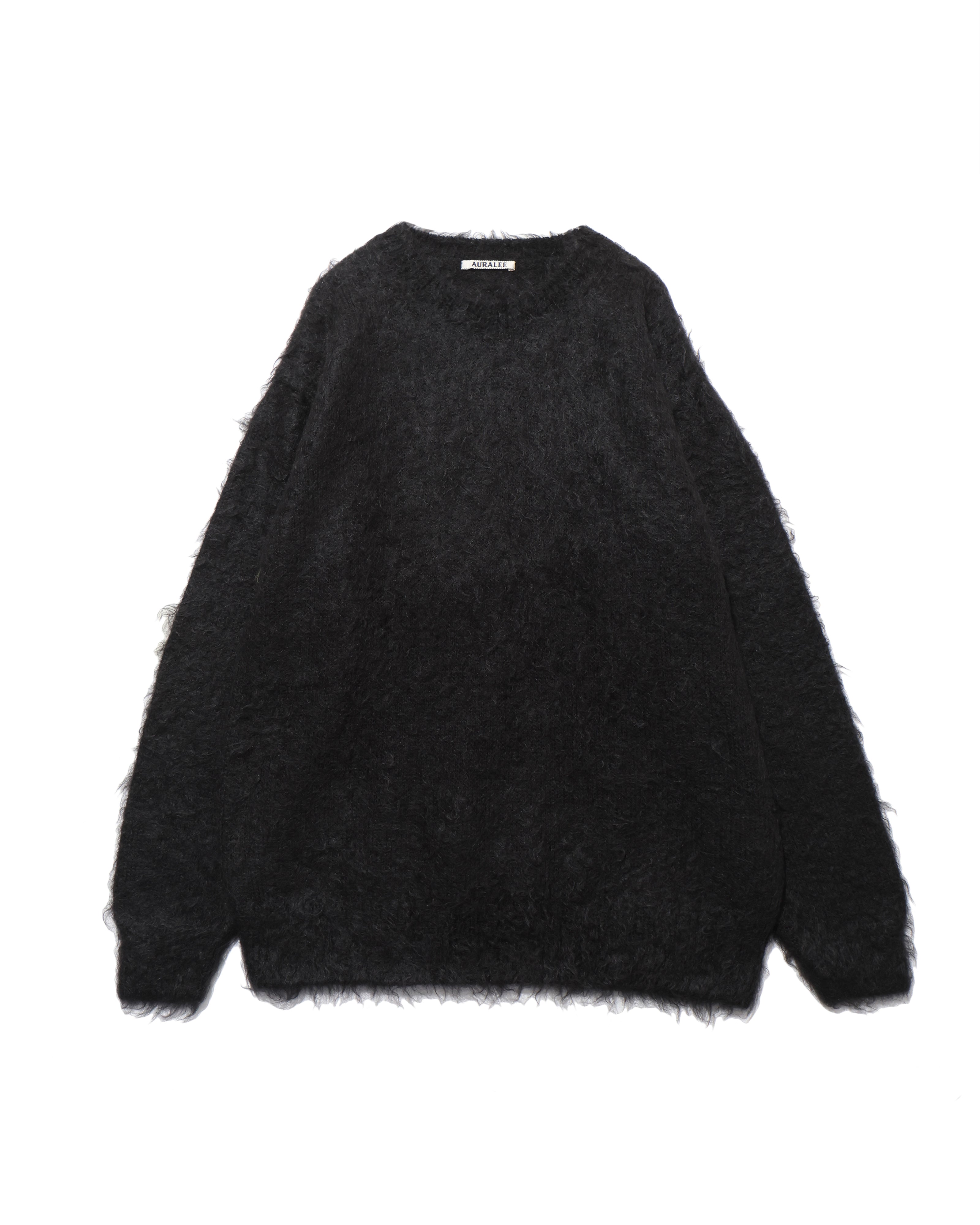 BRUSHED SUPER KID MOHAIR KNIT P/O INK BLACK – TIME AFTER TIME