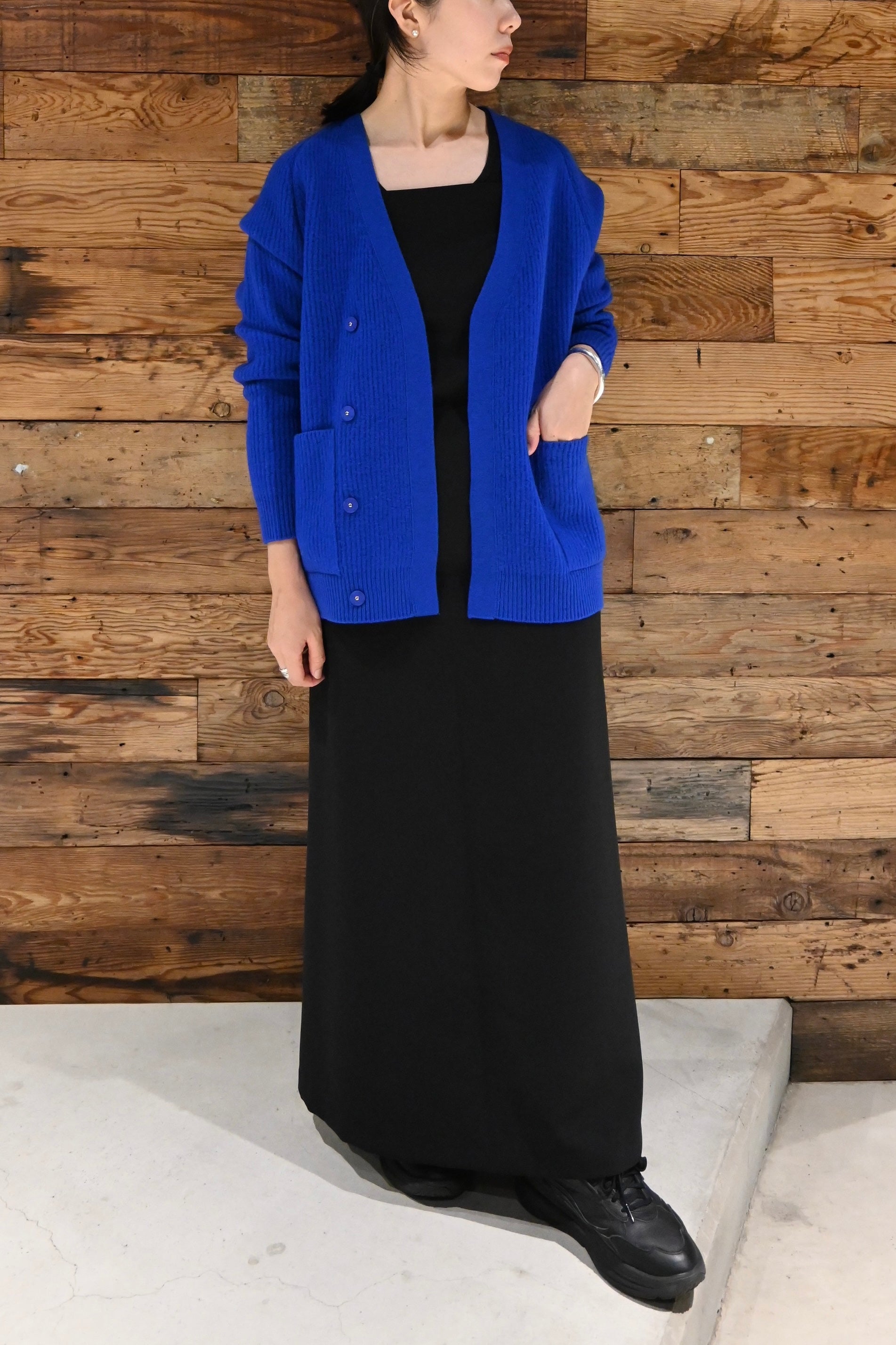 MILLED FRENCH MERINO RIB KNIT CARDIGAN – TIME AFTER TIME