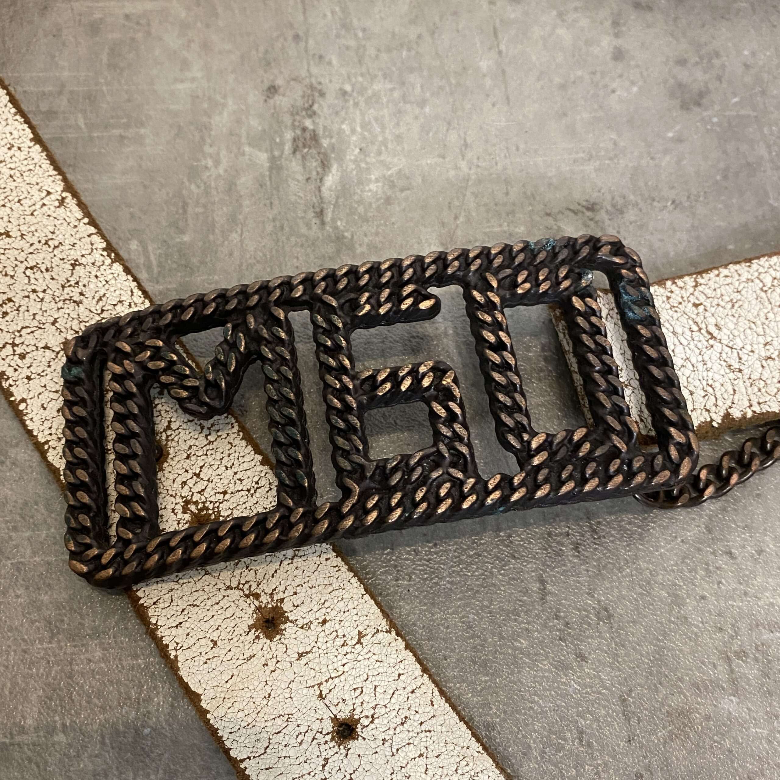 Y2K Grunge Miss Sixty Leather Belt (M) – Timeless Wear