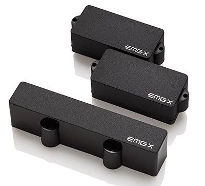 EMG P5J-X SET B 5弦PJピックアップ ブラック【定形外】 / ベース専門