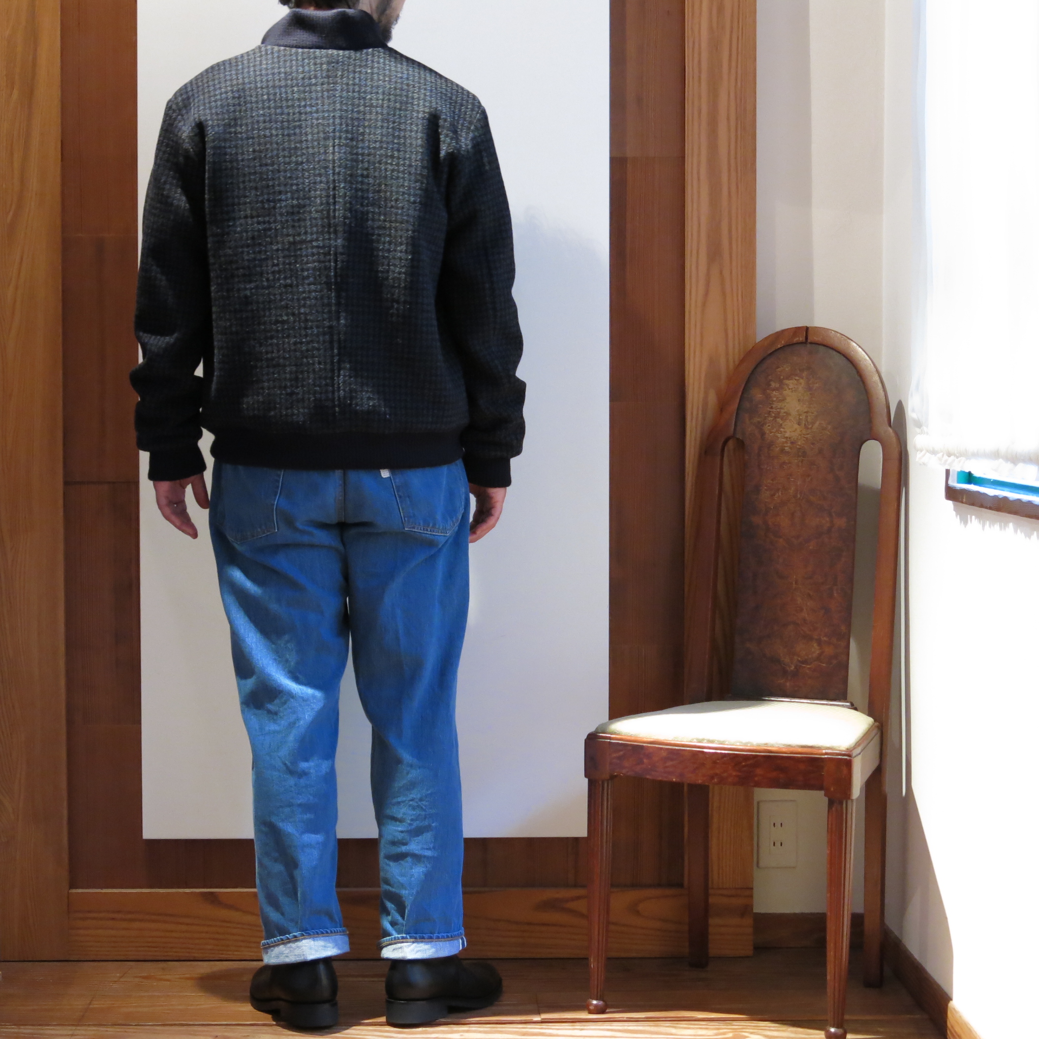 FRANK LEDER / DOGTOOTH WOOL BLOUSON | TIBETAN MARKET