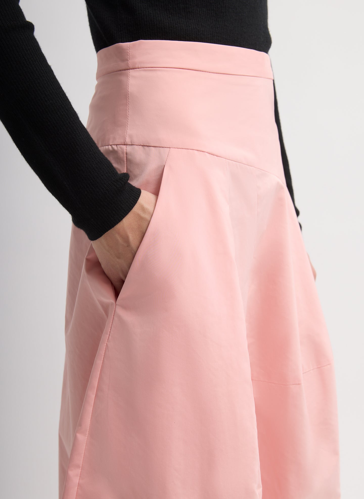 Nylon Asymmetrical Balloon Skirt – Tibi Official