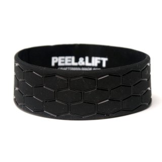 PEEL&LIFT leather wrist strap レザーリストバンド・black - tity