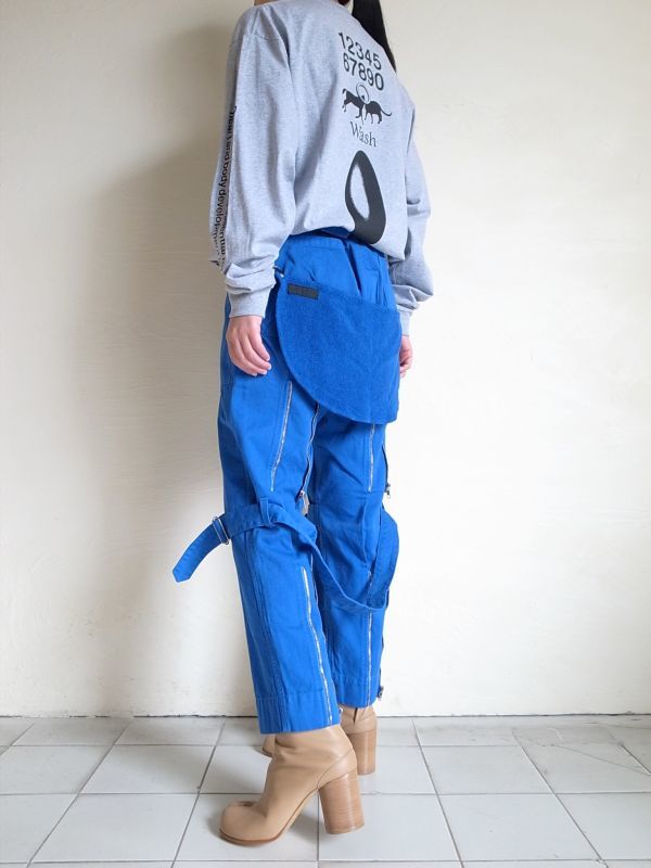 PEEL&LIFT bondage trousers modern with bum flap バムフラップ付