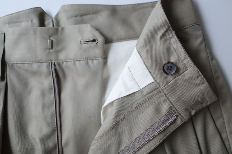 stein DOUBLE WIDE TROUSERS・BEIGE - tity