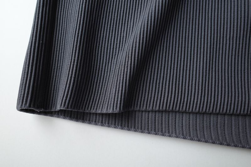 stein OVERSIZED GRADATION PLEATS LS・BLUE GREY - tity