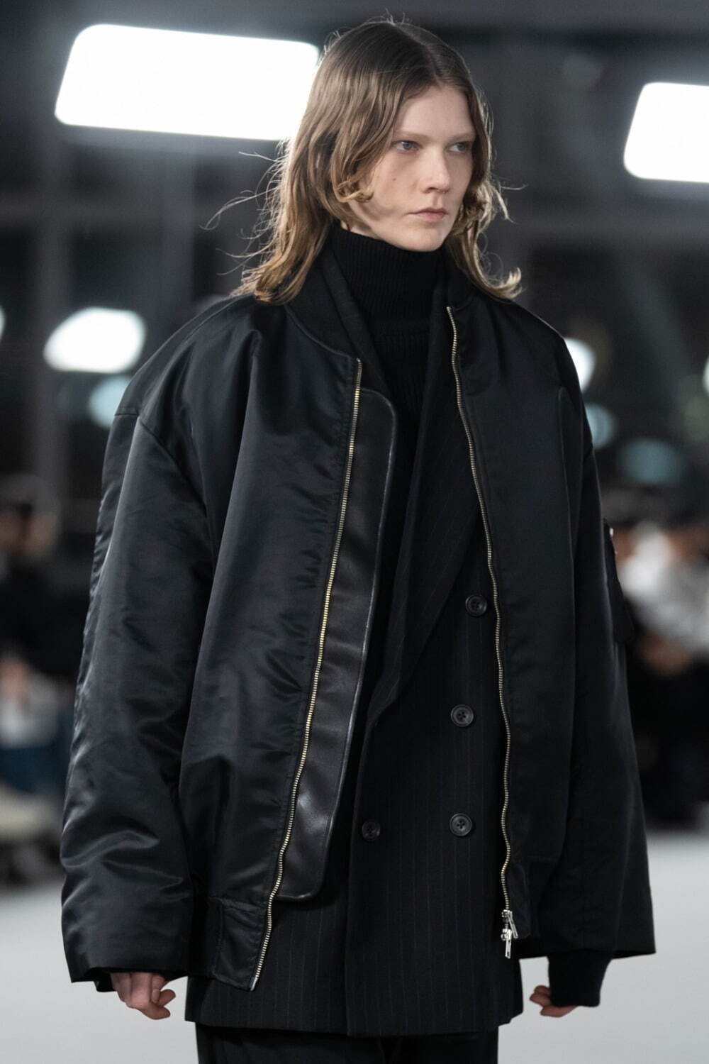 stein OVERSIZED FLIGHT JACKET・BLACK - tity