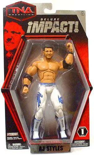 TNA Wrestling Deluxe Impact Series 1 AJ Styles Action Figure Jakks