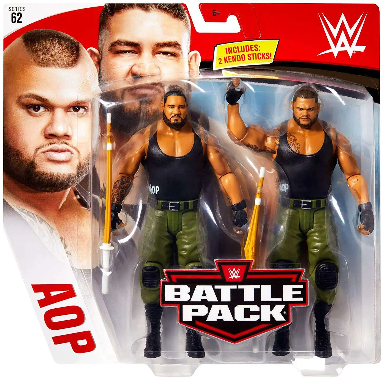 WWE Wrestling Battle Pack Series 62 Akam Rezar 6 Action Figure 2
