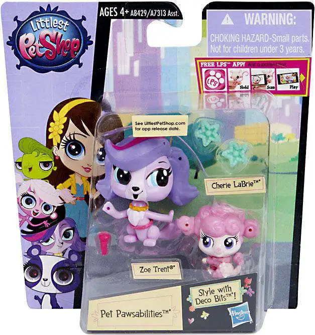 Littlest Pet Shop Pet Pawsabilities Zoe Trent Cheri LaBrie Figure