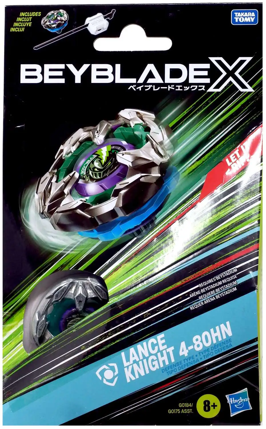 Beyblade X Lance Knight 4-80HN Starter Pack Set Hasbro Toys - ToyWiz