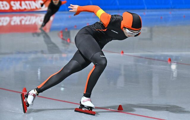 竹内（八戸一）男子千メートル準V／全中スケート｜青森スポーツ｜青森