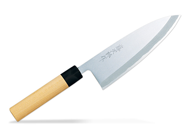 燕三条製包丁の【藤次郎オンラインショップ】 / 藤次郎 白紙鋼 出刃 180mm