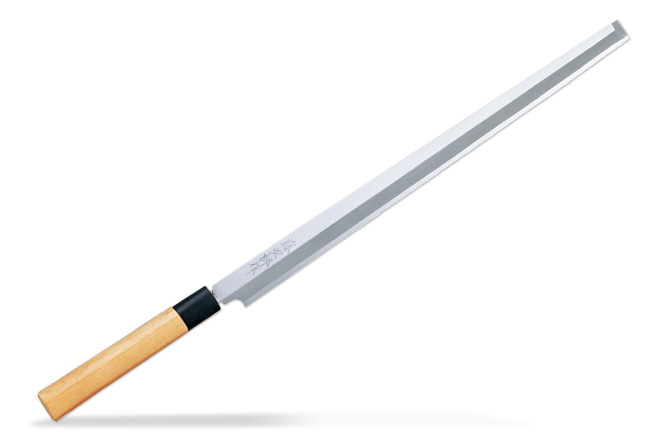 燕三条製包丁の【藤次郎オンラインショップ】 / 藤次郎 白紙鋼 蛸引 330mm