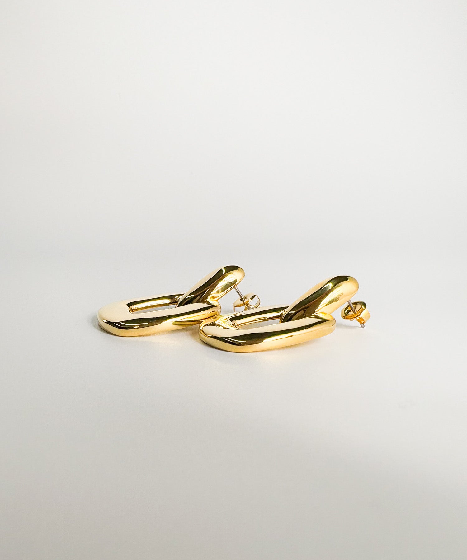 BIGチェーンヴィンテージピアス【Gold】 | tok