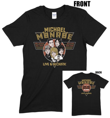 MICHAEL MONROE】ロックTシャツ メンズ バンドTシャツ メンズ MICHAEL