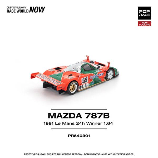 POPRACE 1/64 MAZDA 787B 1991 LE MANS 24H WINNER PR640301 – Tokyo