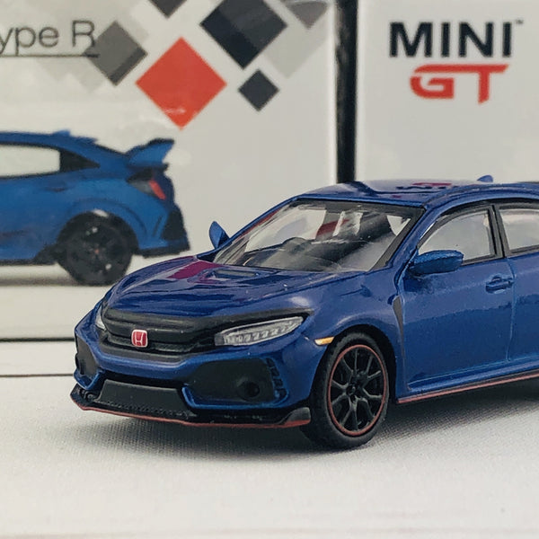 MINI GT 1/64 Honda Civic Type R (FK8) Aegean Blue (RHD) MGT00002-R