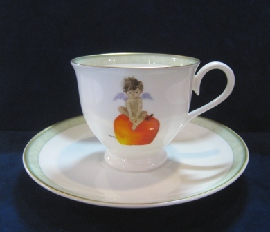 ナルミ narumi いわさきちひろ りんごと天使 カップ＆ソーサー - 土岐