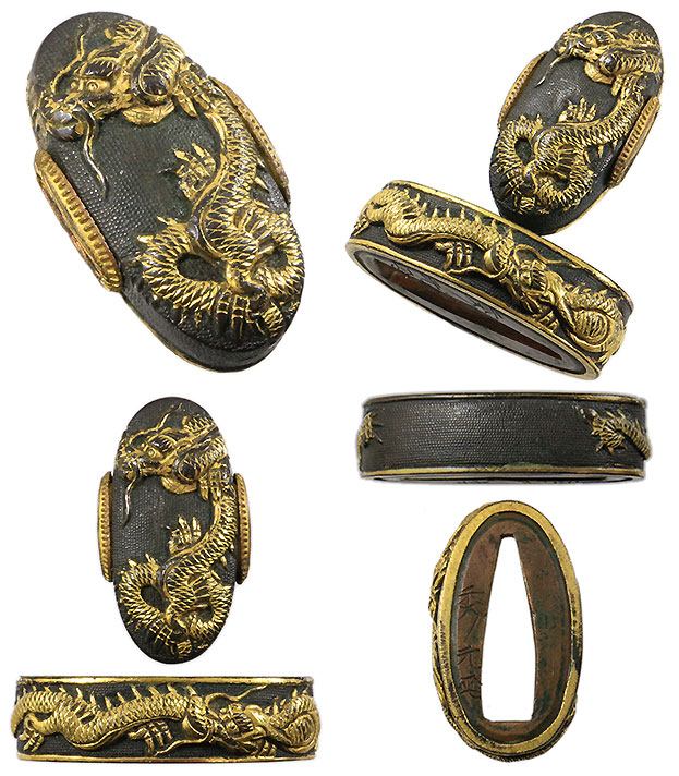 時代の透し鍔(江府住光義〜冠透し) 時代の透し